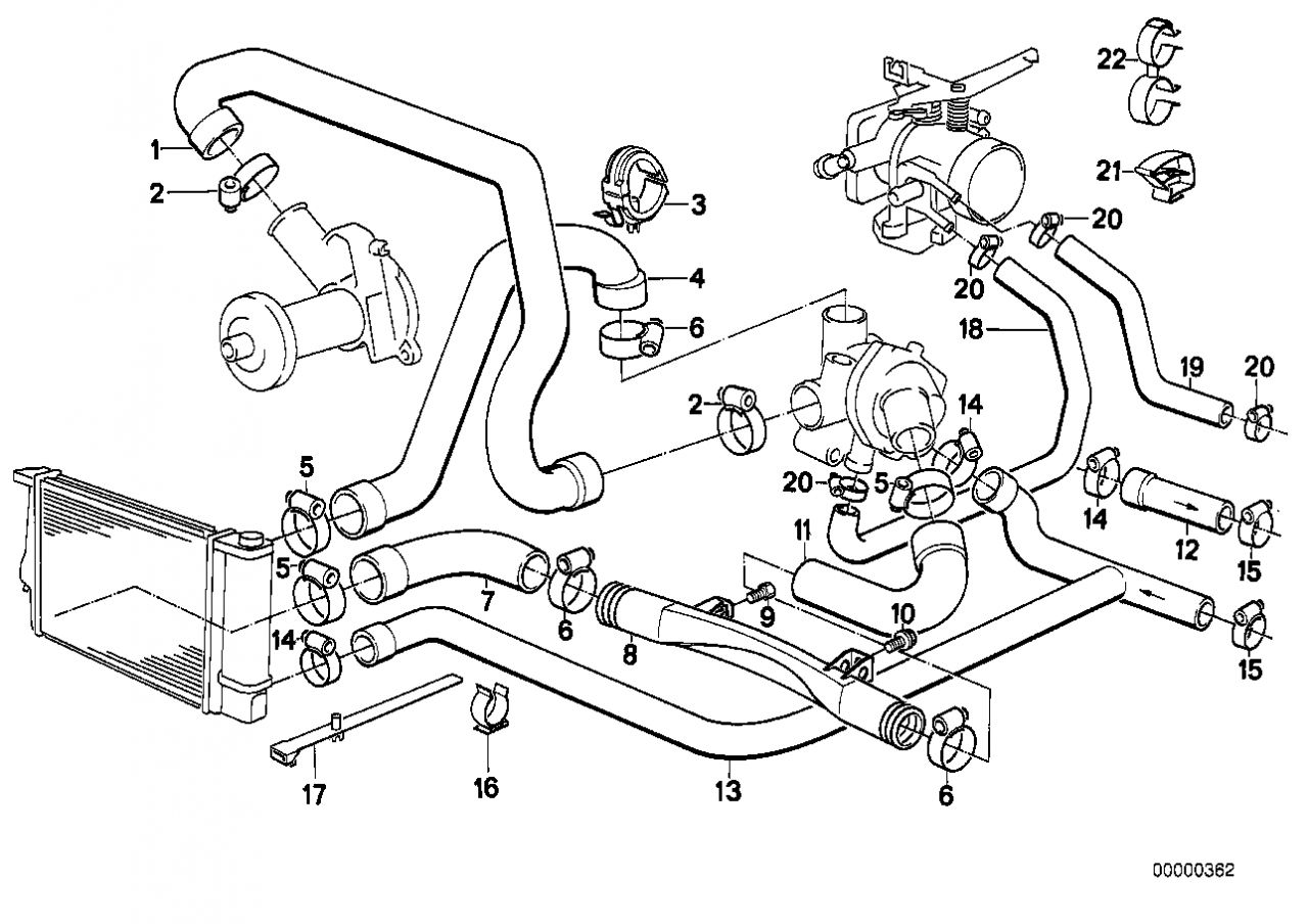 BMW E39 5.20i-5.23i-5.25i-5.28i - 17111427156