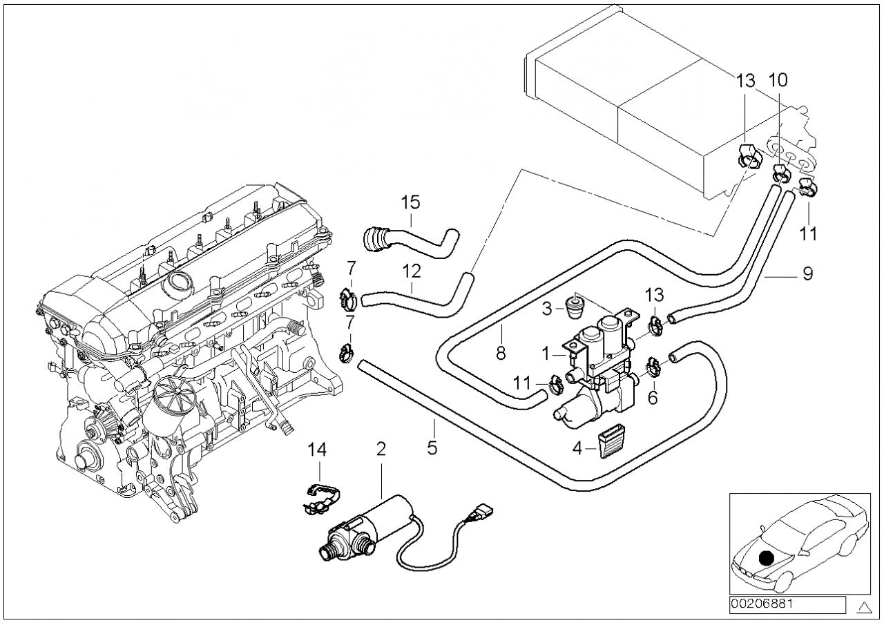 BMW E39 5.35i-5.40i - 64218387521